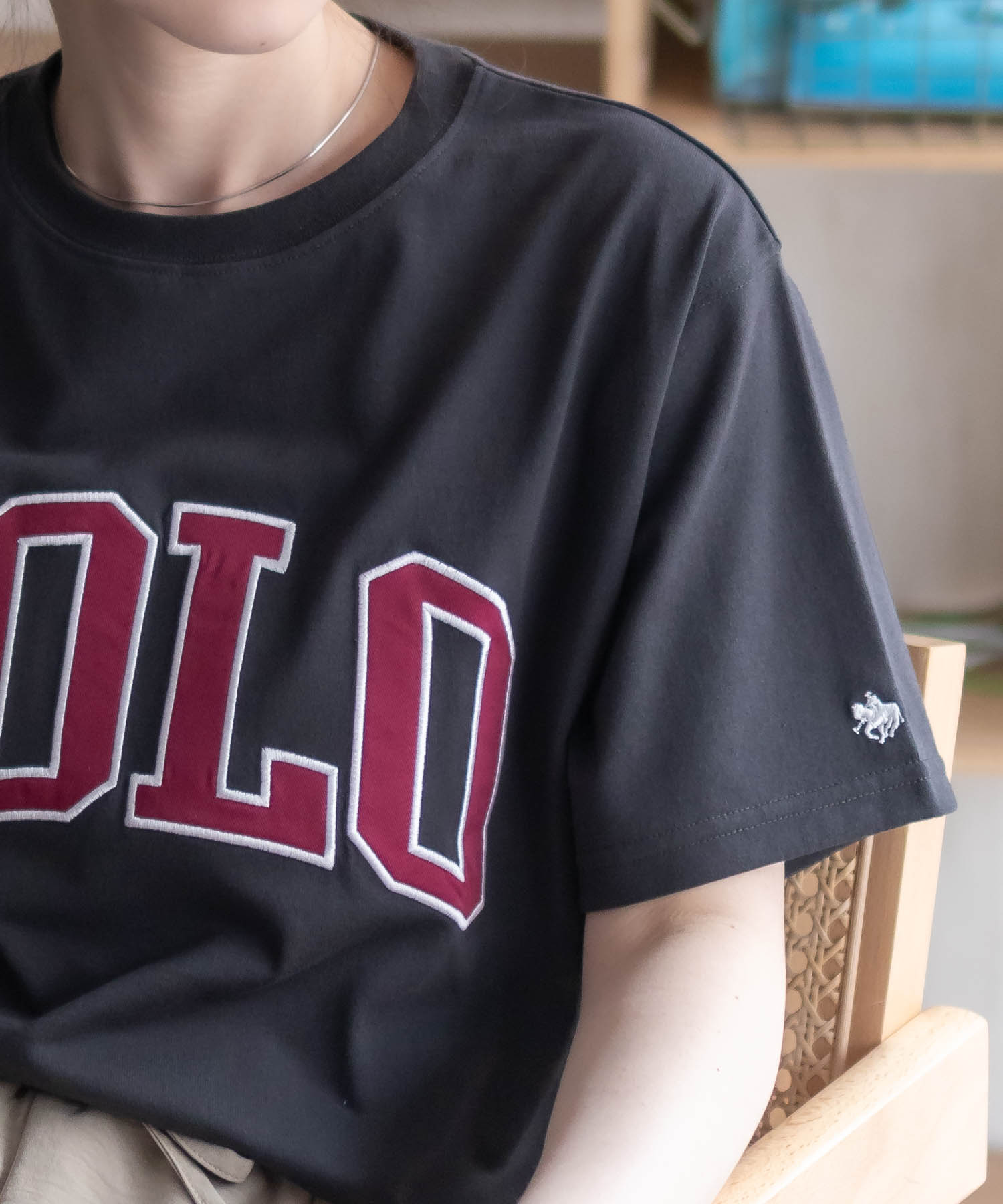 POLO BCS  ワッペンクロップドTシャツ レディース メール便 対応商品商品画像-12