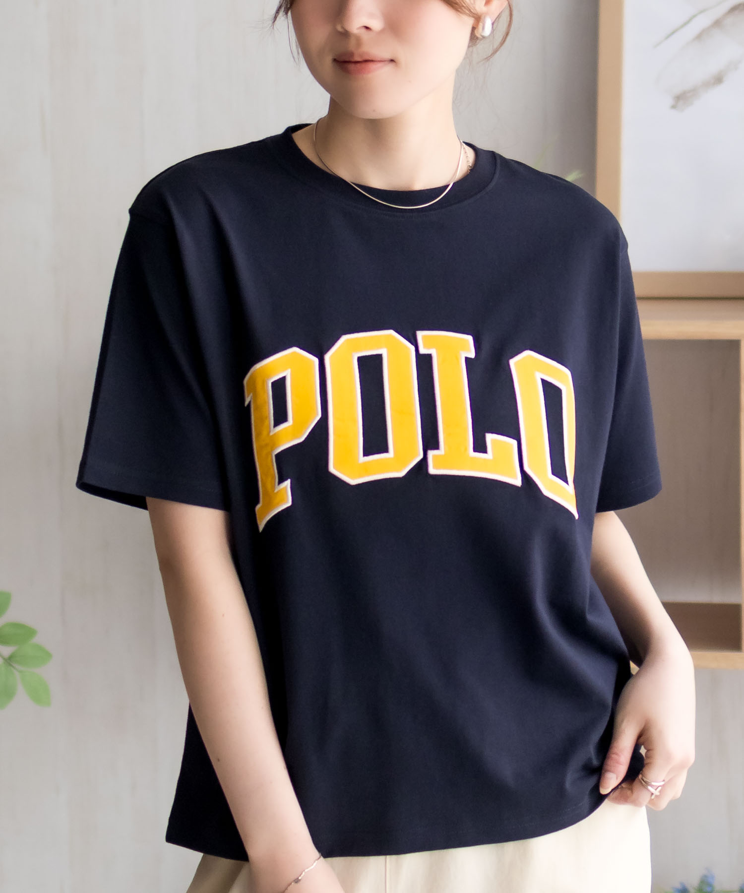 POLO BCS  ワッペンクロップドTシャツ レディース メール便 対応商品商品サムネイル-14