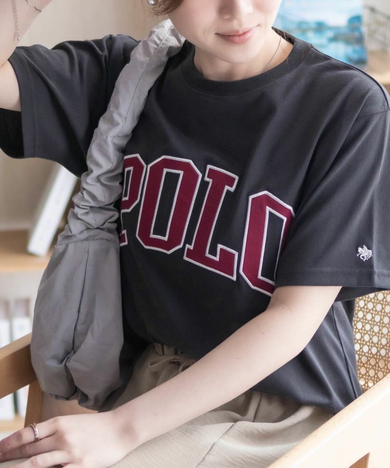 POLO BCS ワッペンクロップドTシャツ レディース