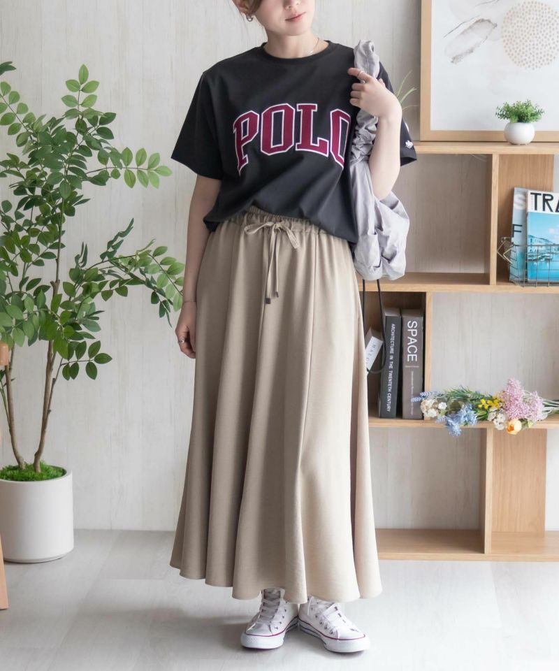 POLO BCS ワッペンクロップドTシャツ レディース