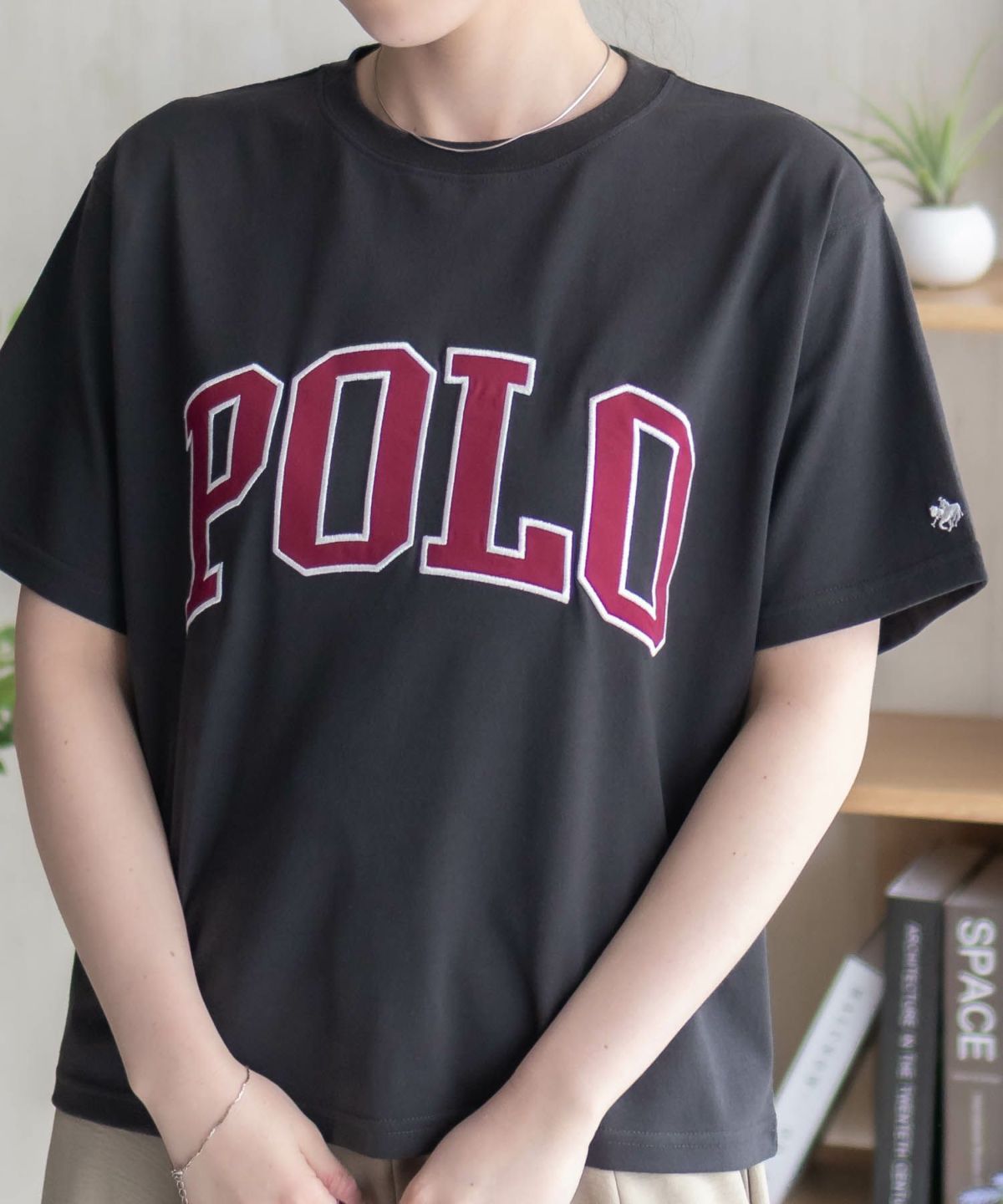POLO BCS ワッペンクロップドTシャツ レディース ネコポス 対応商品