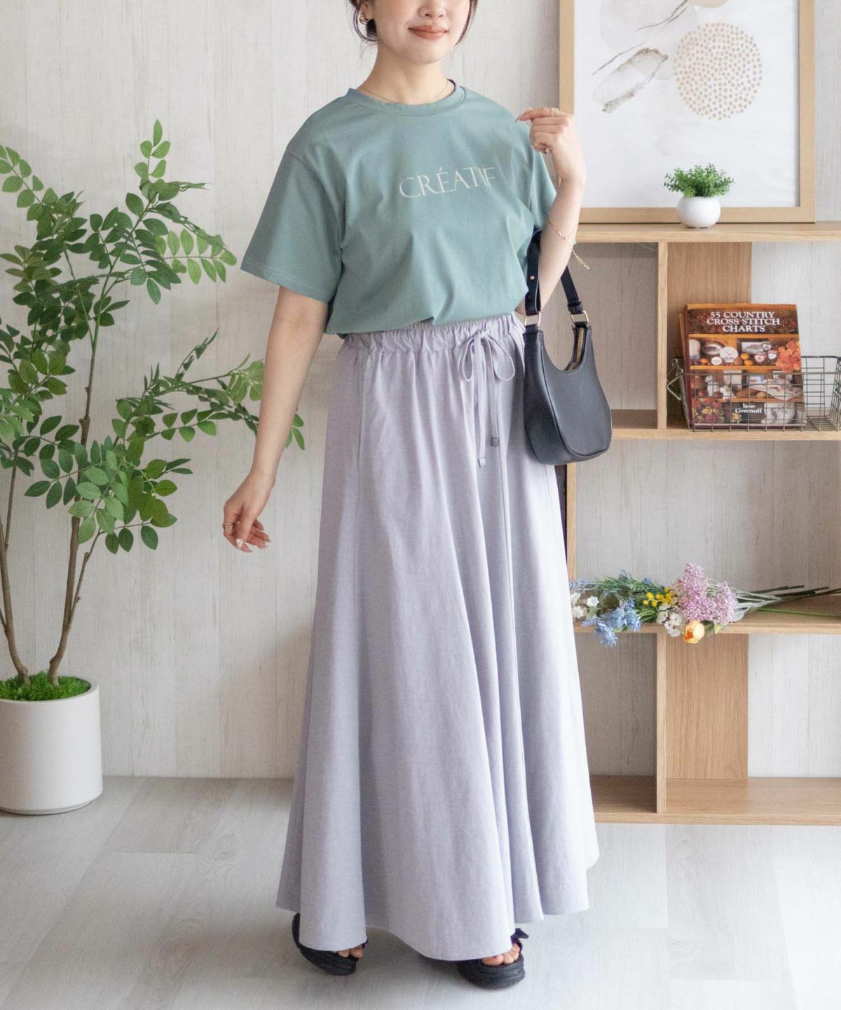 nAvy SARARI プリントTシャツ レディース ネコポス 対応商品