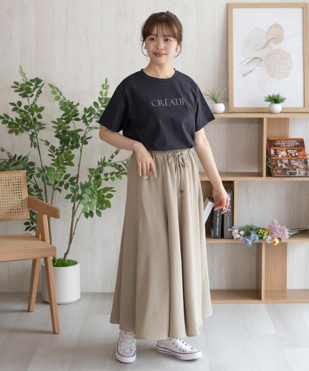 nAvy SARARI プリントTシャツ レディース ネコポス 対応商品