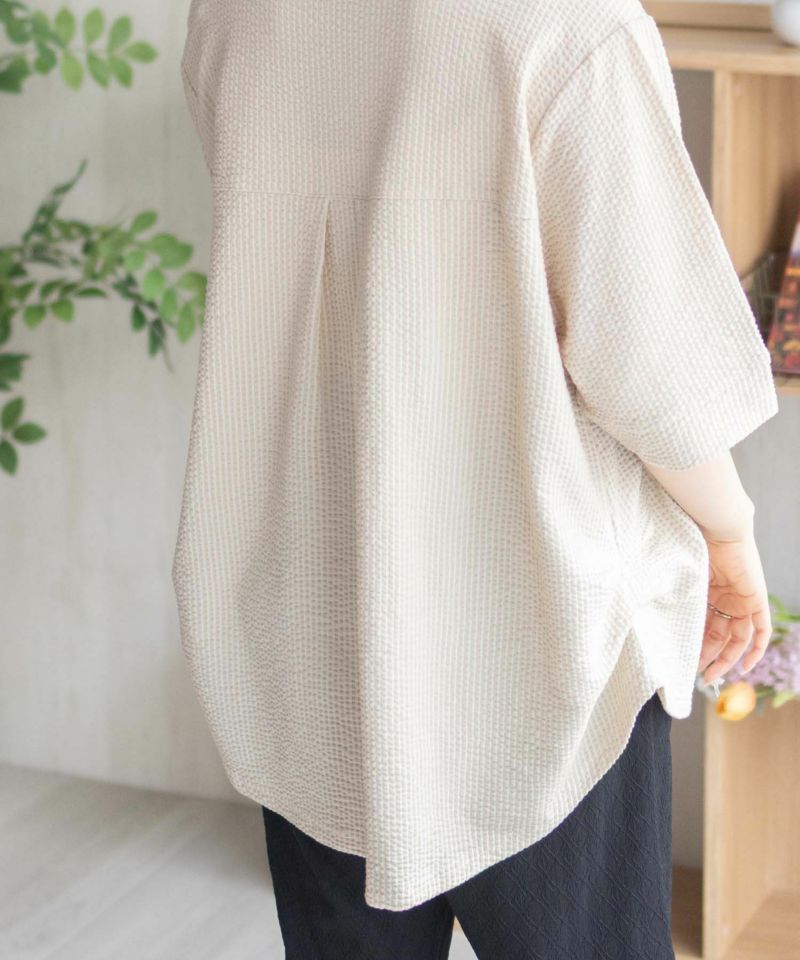 nAvy 襟付きスキッパープルオーバー レディース商品画像-18