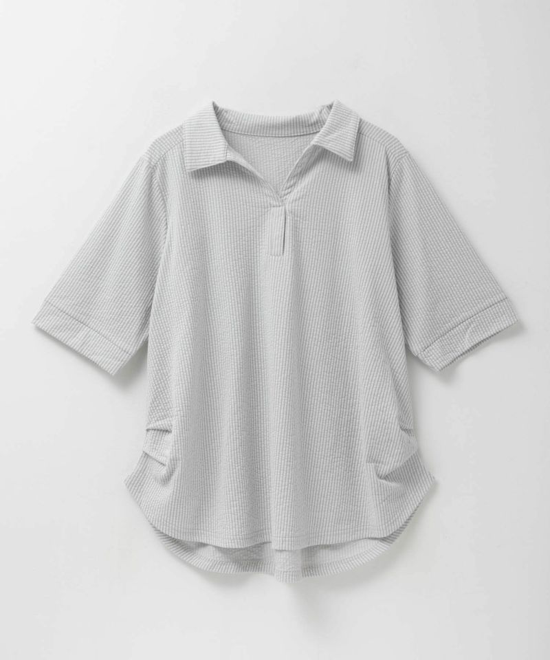 nAvy 襟付きスキッパープルオーバー レディース商品画像-23