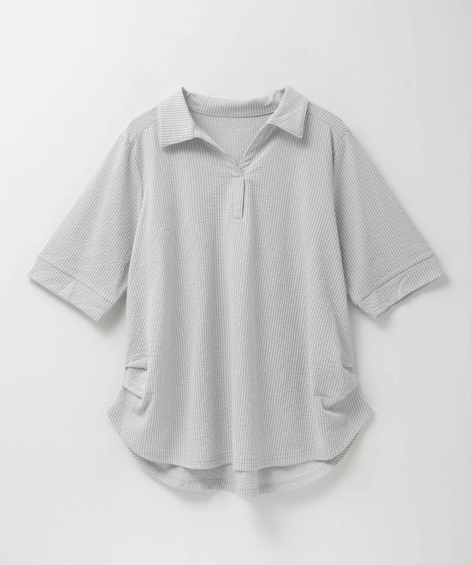 nAvy 襟付きスキッパープルオーバー レディース商品画像-23