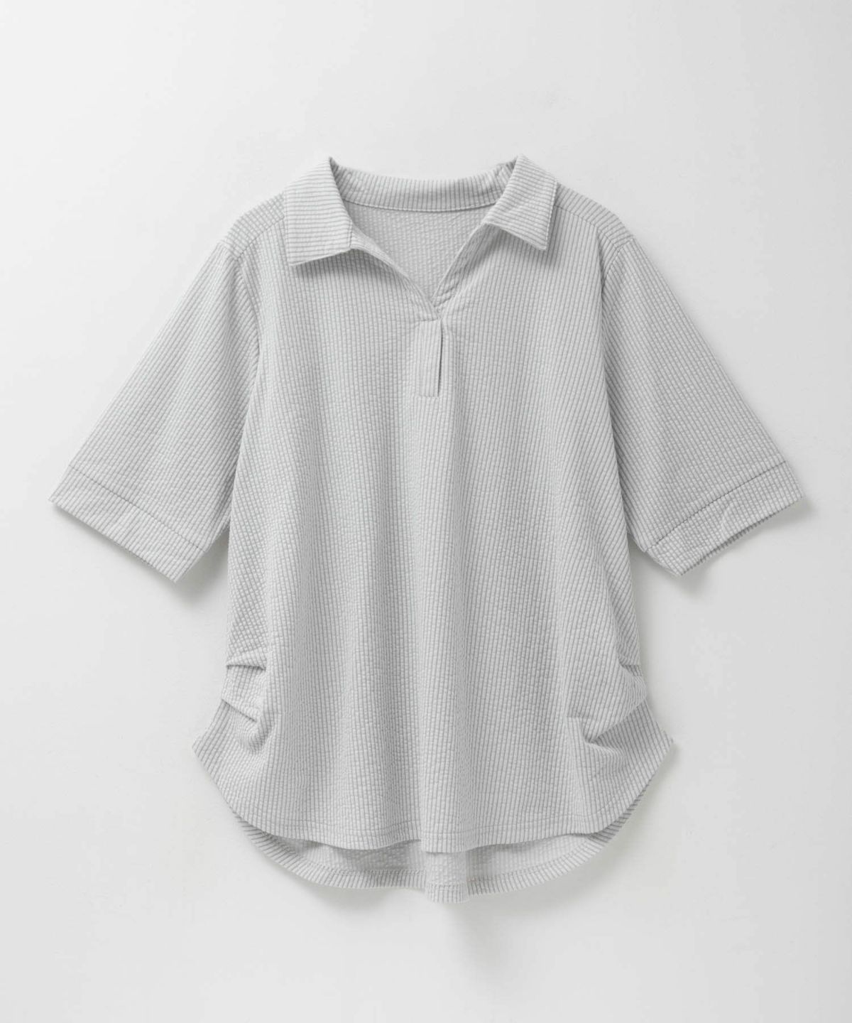 nAvy 襟付きスキッパープルオーバー レディース