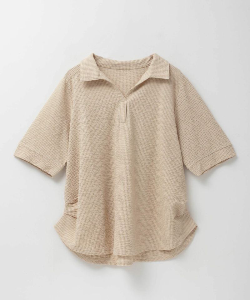 nAvy 襟付きスキッパープルオーバー レディース商品画像-25