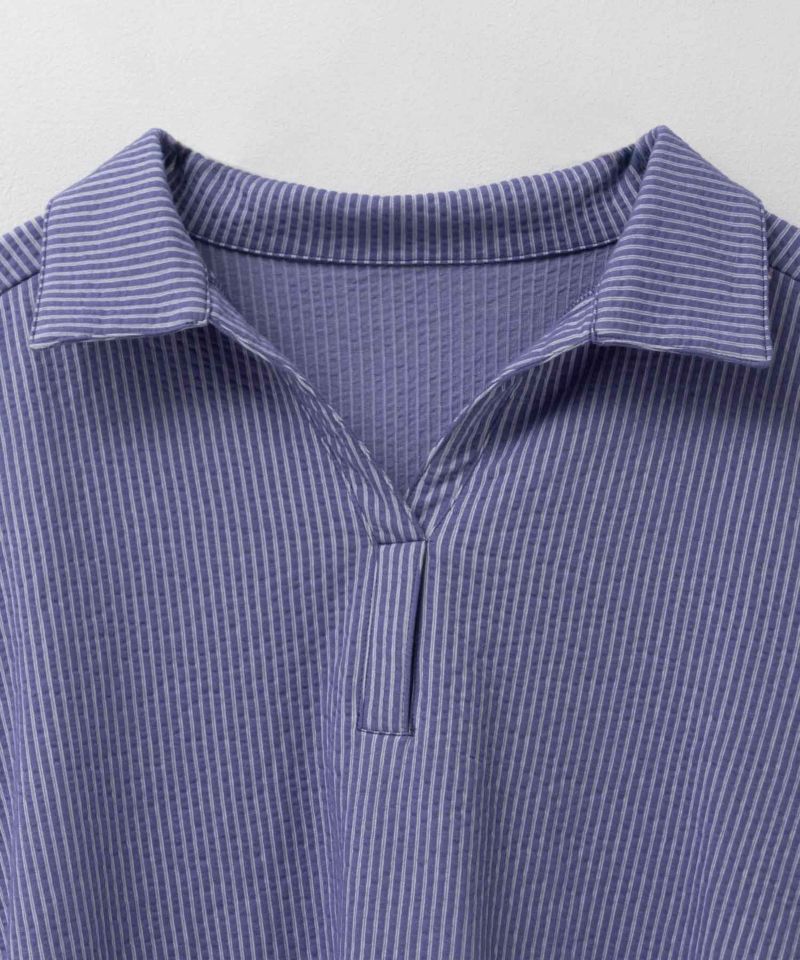 nAvy 襟付きスキッパープルオーバー レディース商品画像-27