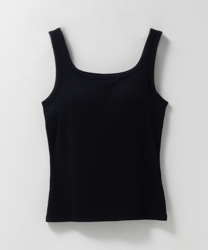 nAvy ハピ楽 カップ付きリブスクエアタンクトップ レディース商品画像-29