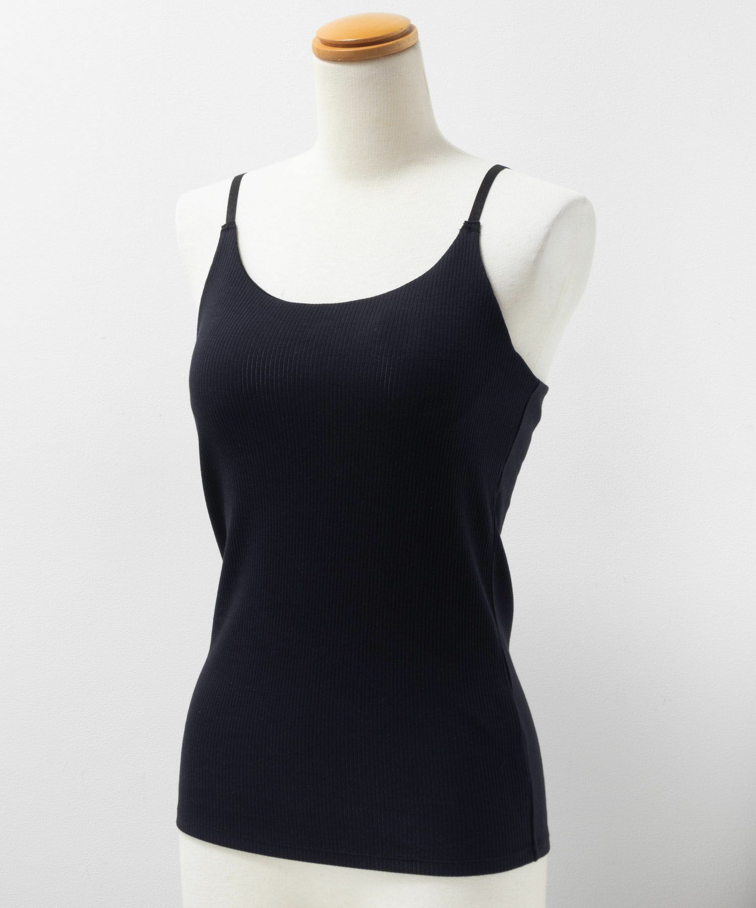 nAvy ハピ楽 カップ付きリブキャミソール レディース商品画像-23
