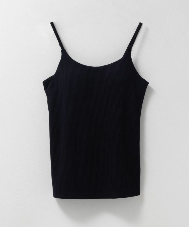 nAvy ハピ楽 カップ付きリブキャミソール レディース