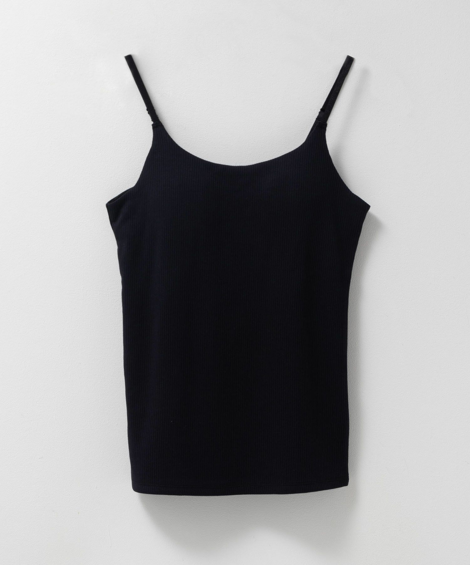 nAvy ハピ楽 カップ付きリブキャミソール レディース