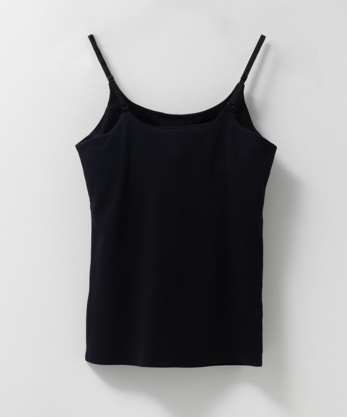 nAvy ハピ楽 カップ付きリブキャミソール レディース