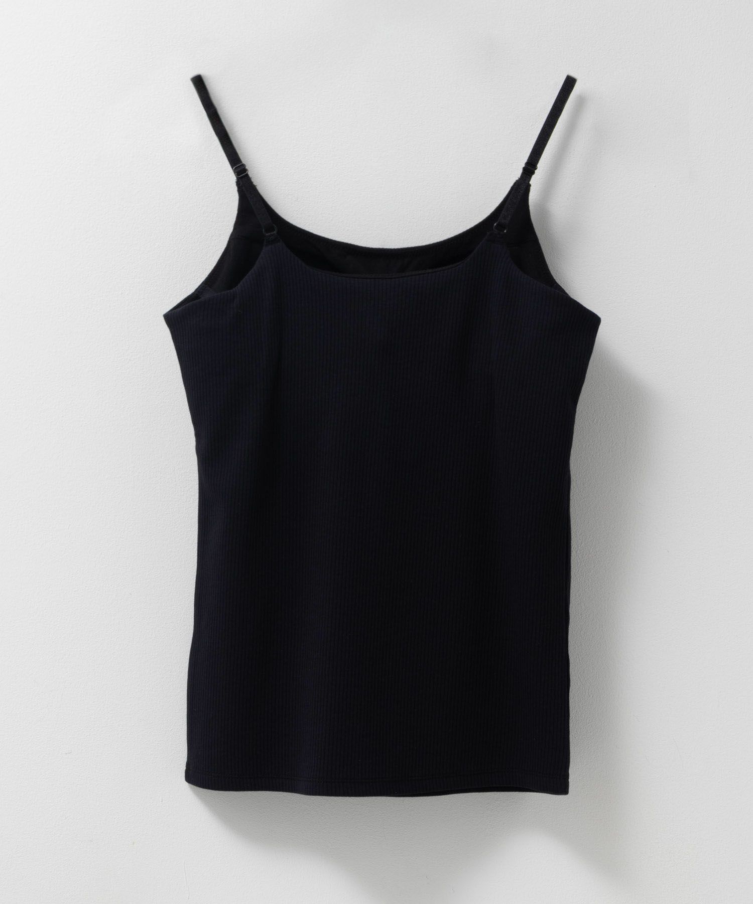 nAvy ハピ楽 カップ付きリブキャミソール レディース