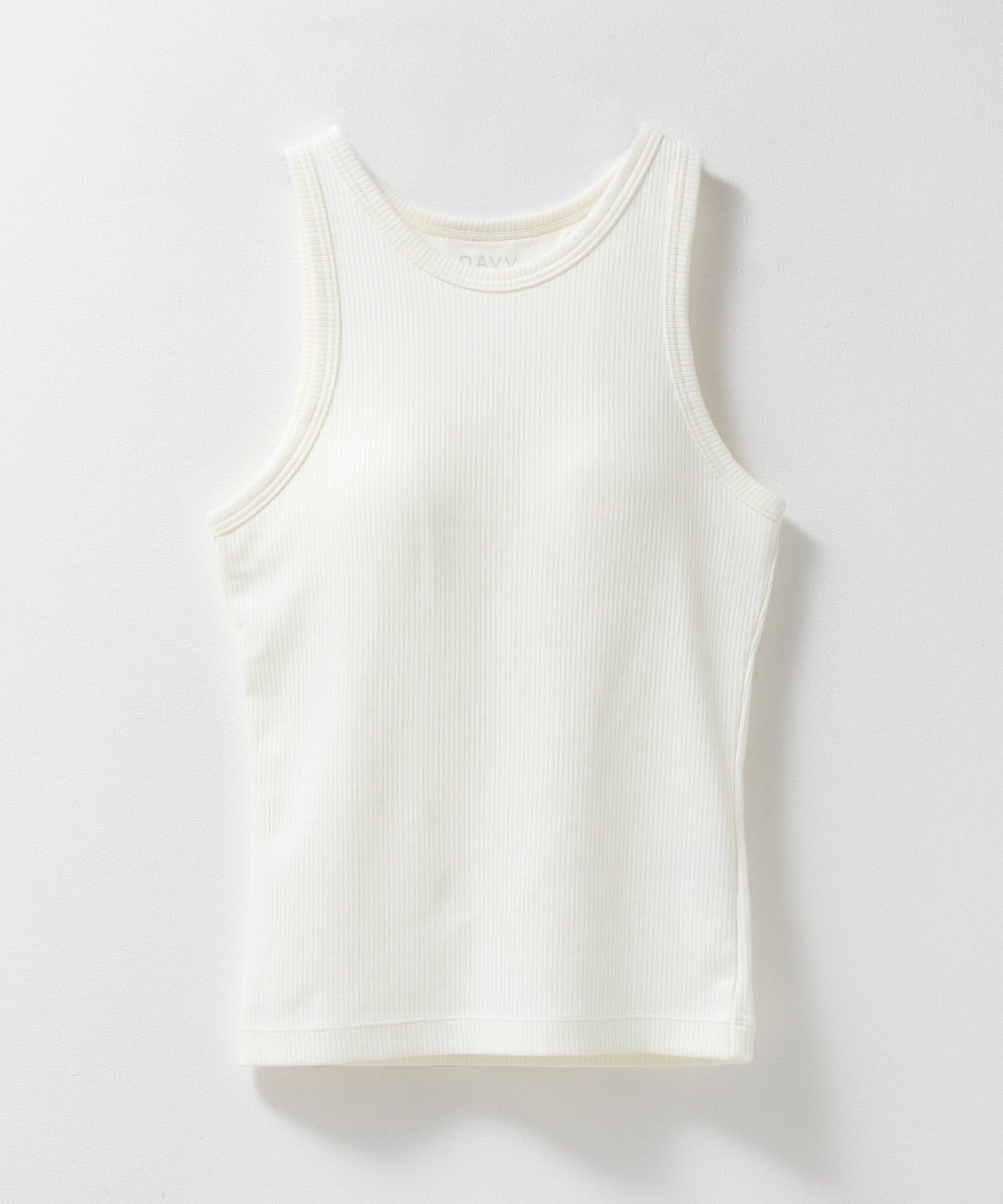 nAvy ハピ楽 カップ付きリブアメスリタンクトップ レディース