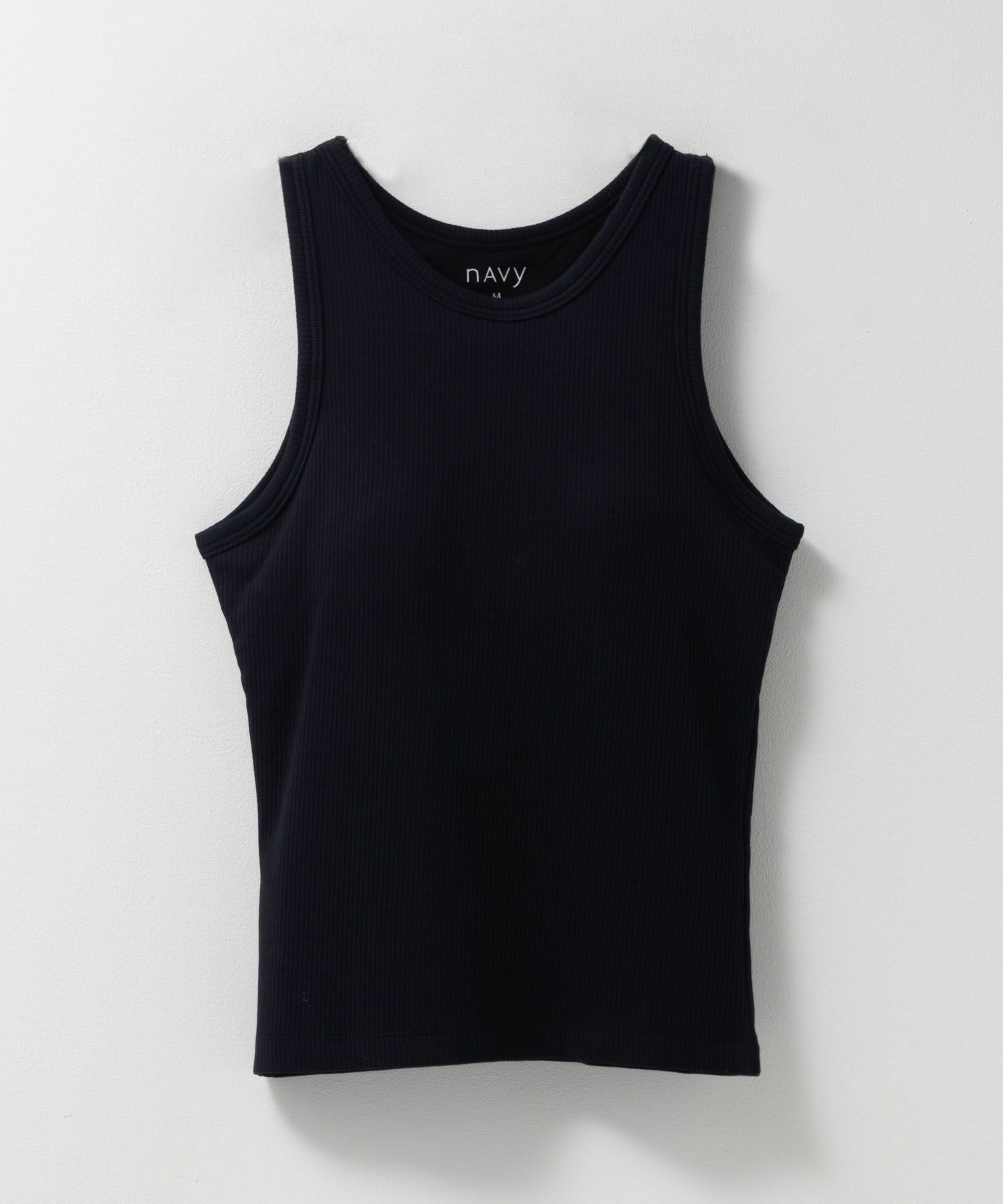 nAvy ハピ楽 カップ付きリブアメスリタンクトップ レディース