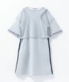RICH MIX  ポンチ素材 メッシュアンサンブルワンピース キッズ商品サムネイル-4