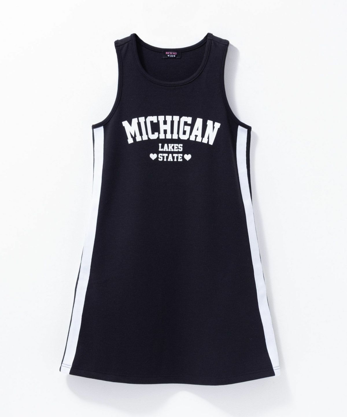 RICH MIX ポンチ素材 メッシュアンサンブルワンピース キッズ