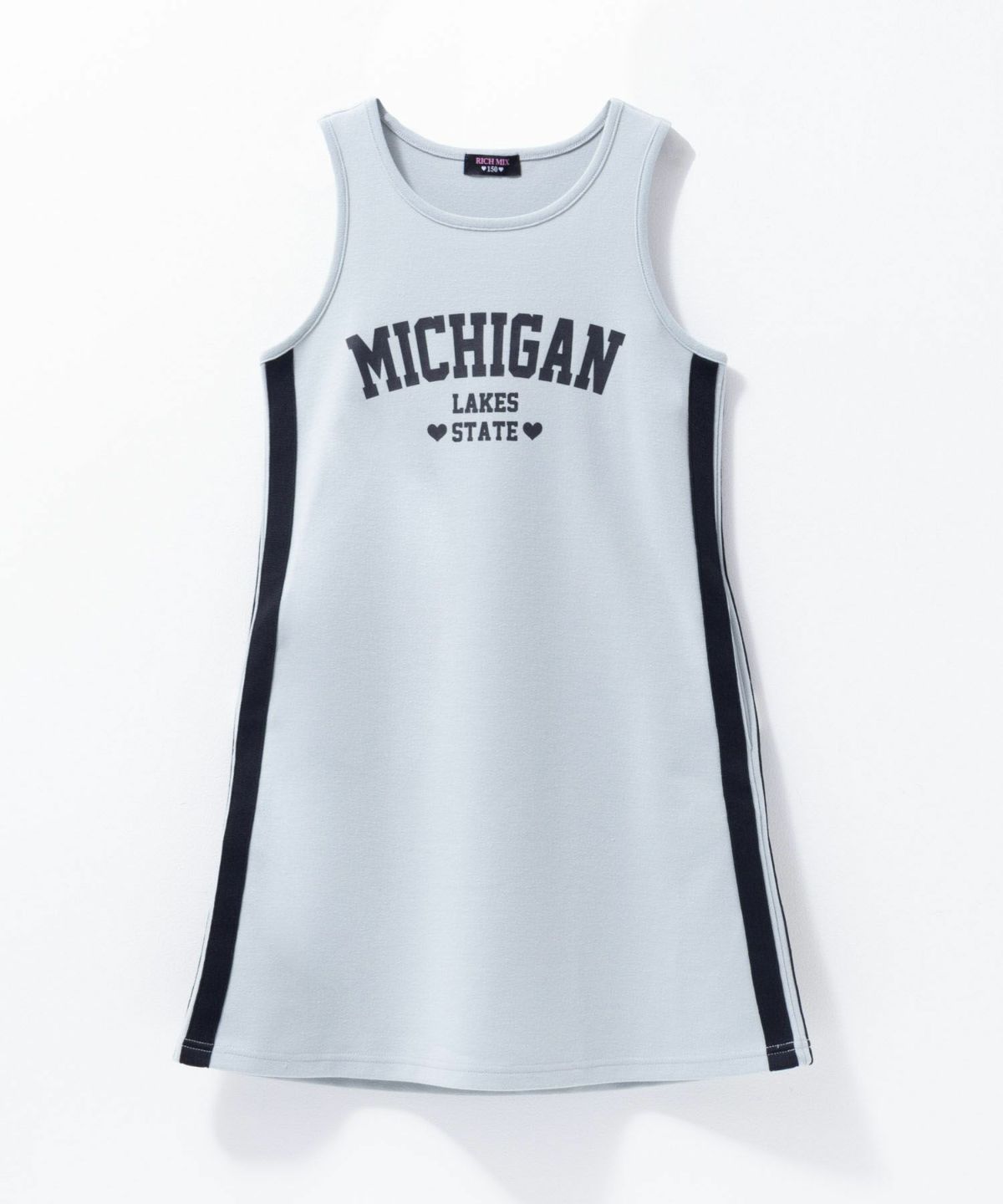 RICH MIX ポンチ素材 メッシュアンサンブルワンピース キッズ