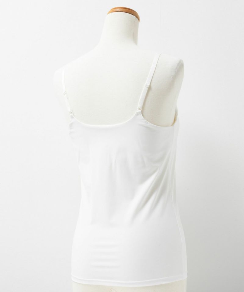 nAvy ハピ楽 カップ付きナイロンベア天スクエアキャミソール レディース商品画像-25