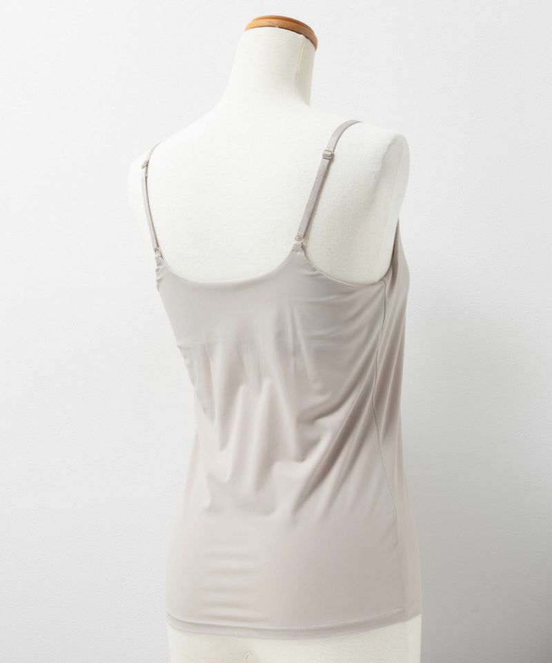 nAvy  ハピ楽 カップ付きナイロンベア天スクエアキャミソール レディース商品画像-29