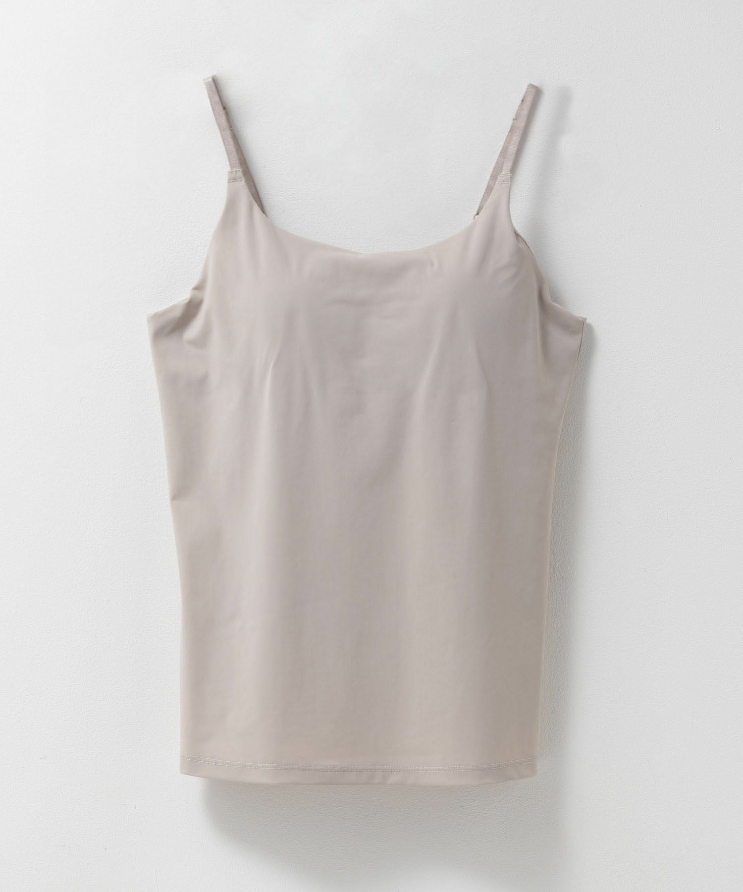 nAvy  ハピ楽 カップ付きナイロンベア天スクエアキャミソール レディース商品画像-34