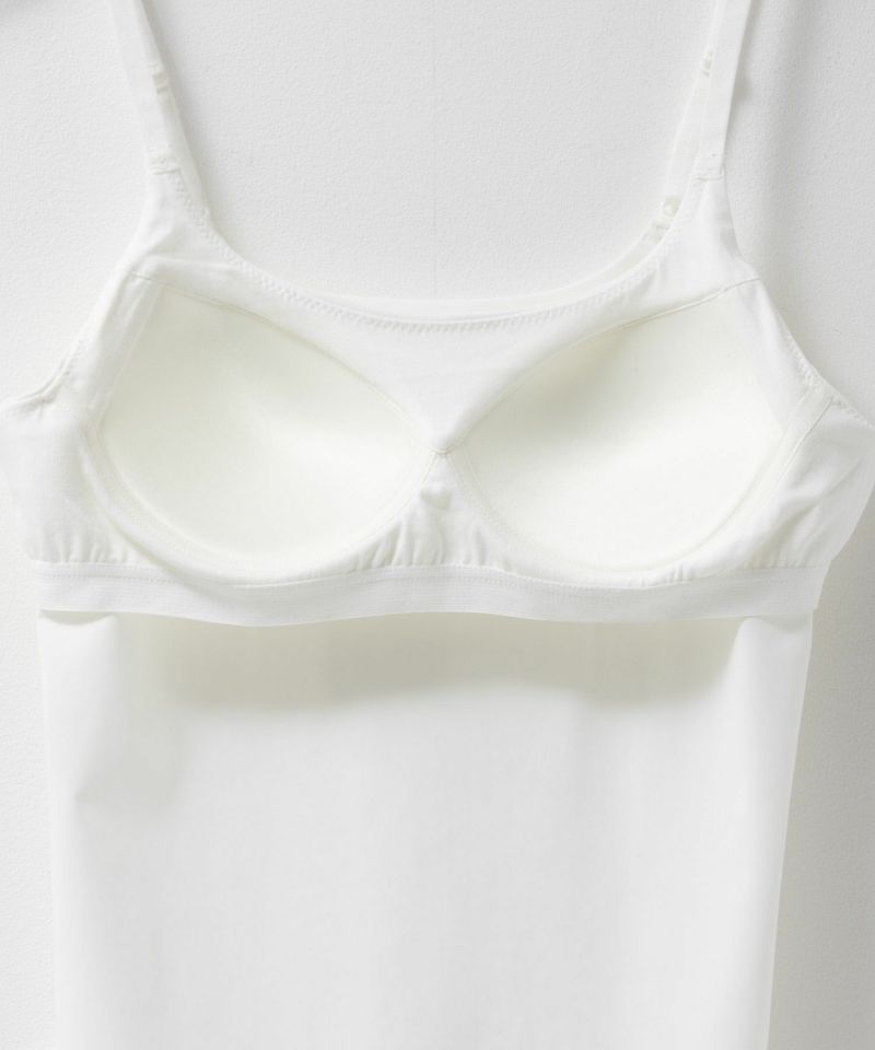 nAvy  ハピ楽 カップ付きナイロンベア天スクエアキャミソール レディース商品画像-36