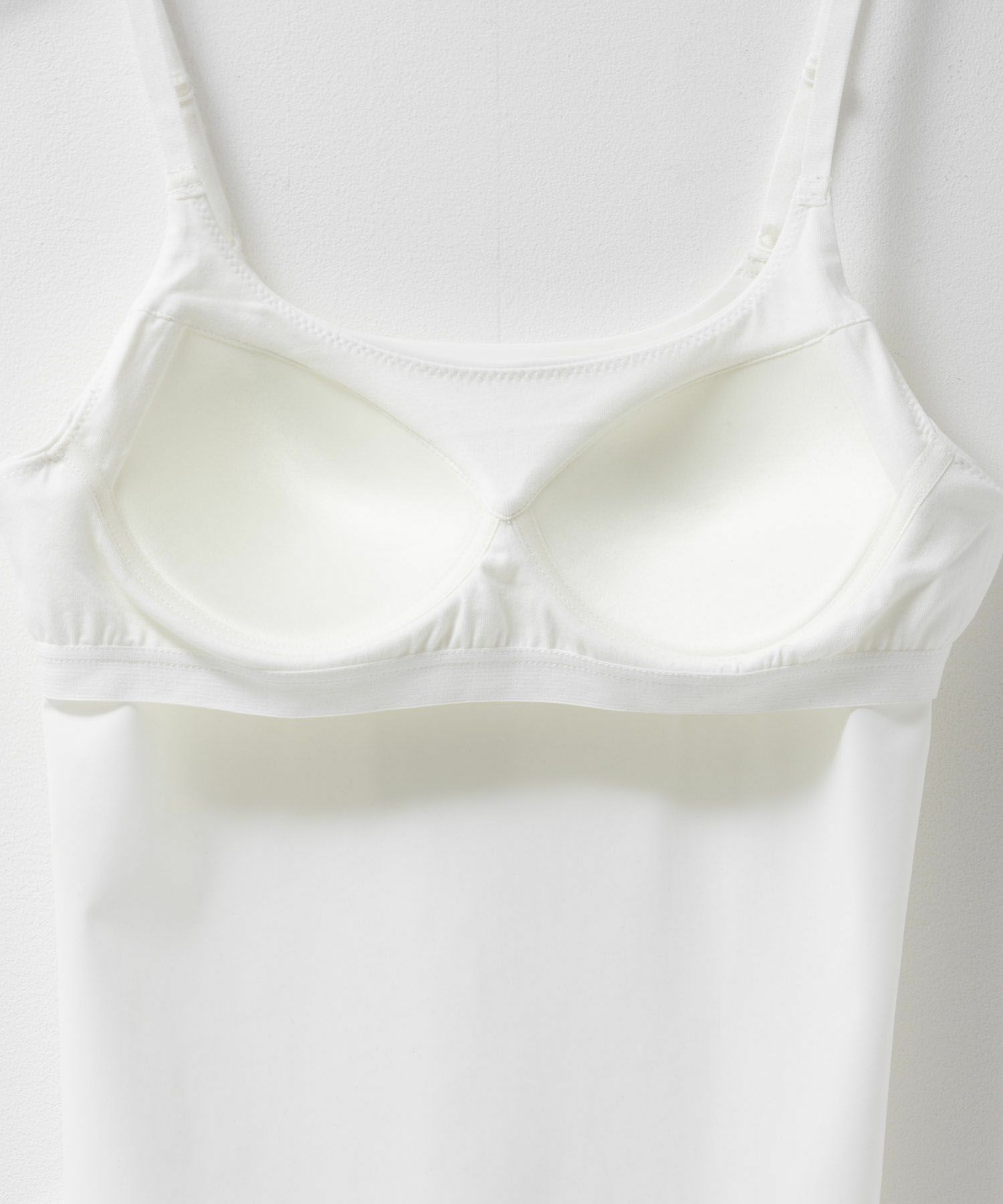 nAvy  ハピ楽 カップ付きナイロンベア天スクエアキャミソール レディース商品画像-36