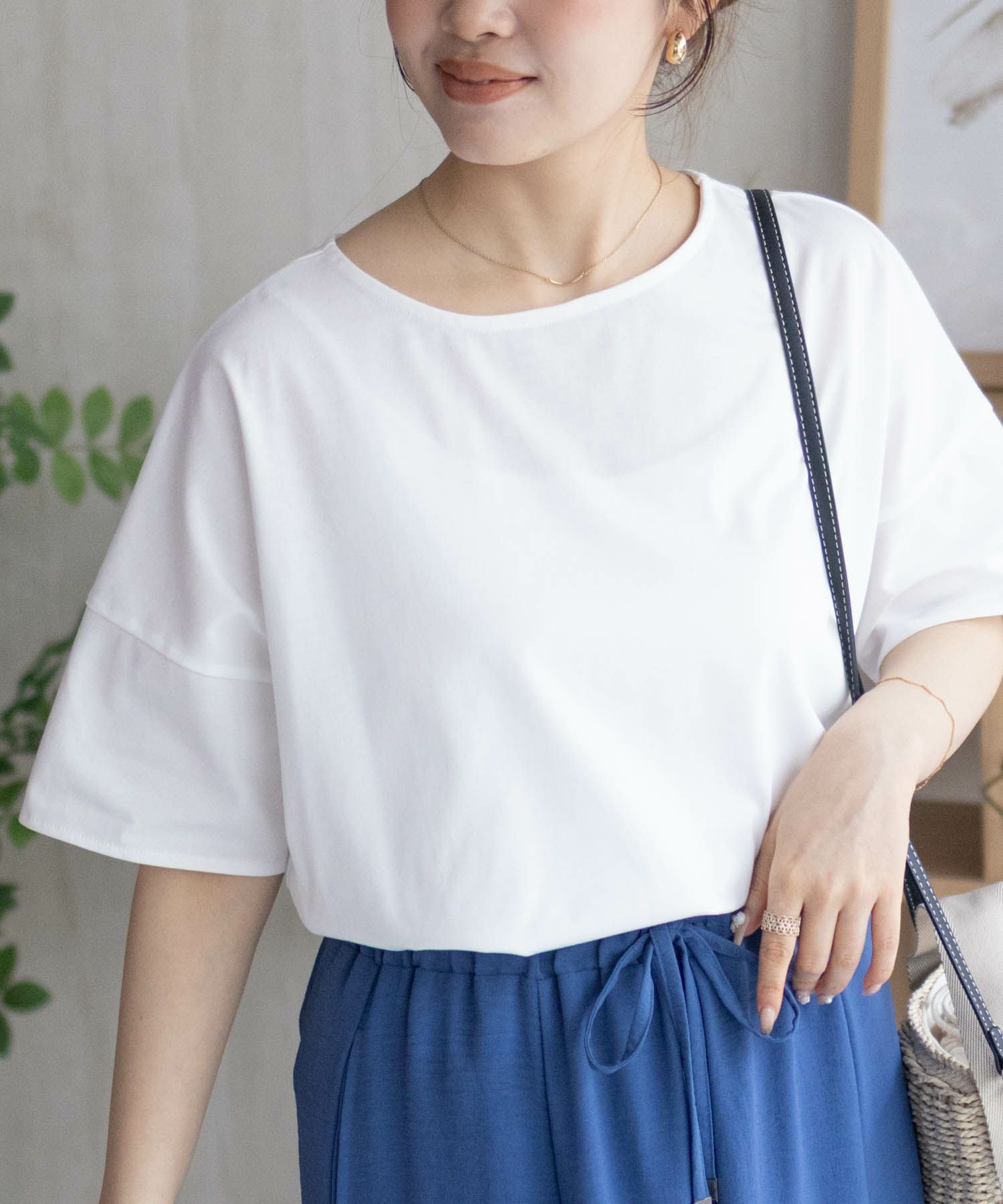 nAvy SARARI 切替ワイドプルオーバー レディース