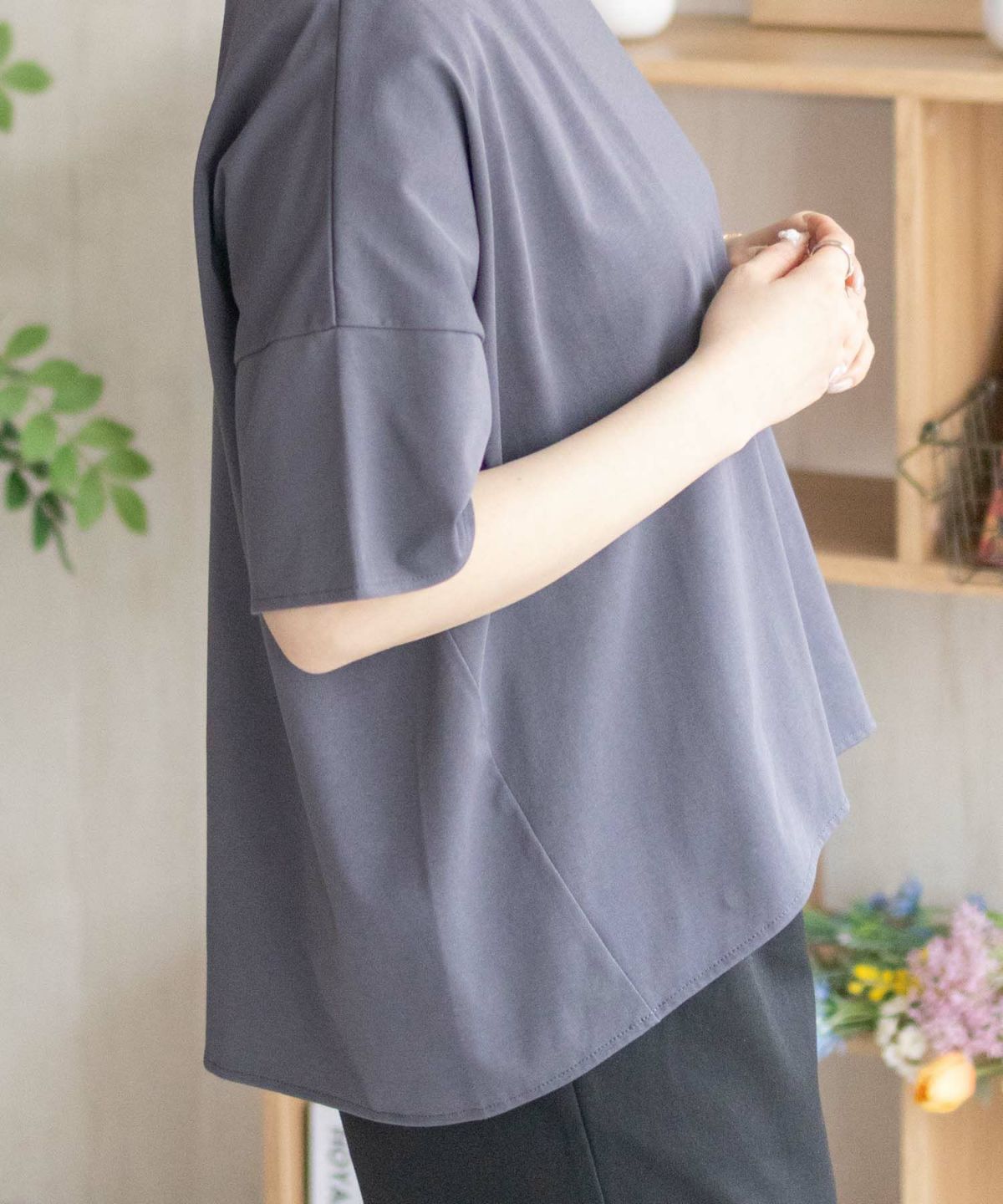 nAvy SARARI 切替ワイドプルオーバー レディース