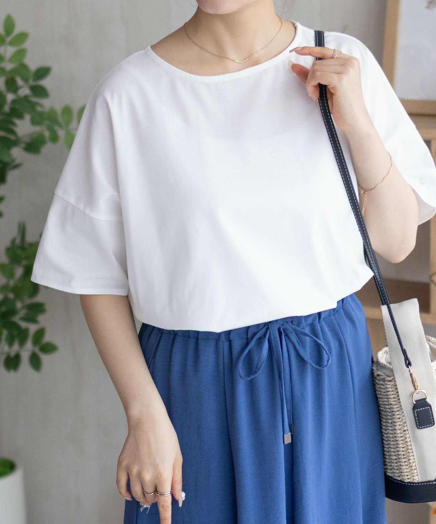 nAvy SARARI  切替ワイドプルオーバー レディース商品画像-10