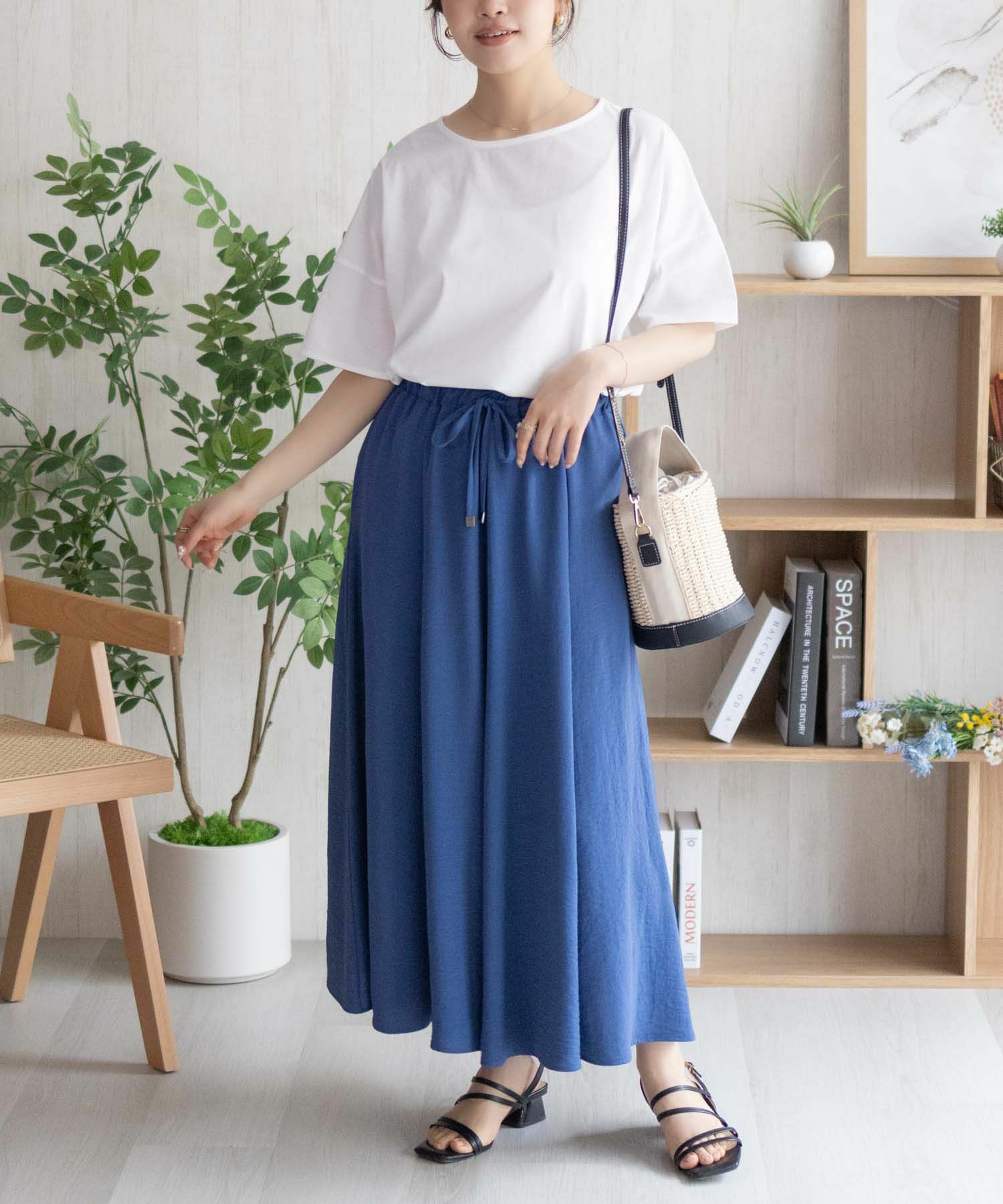 nAvy SARARI 切替ワイドプルオーバー レディース