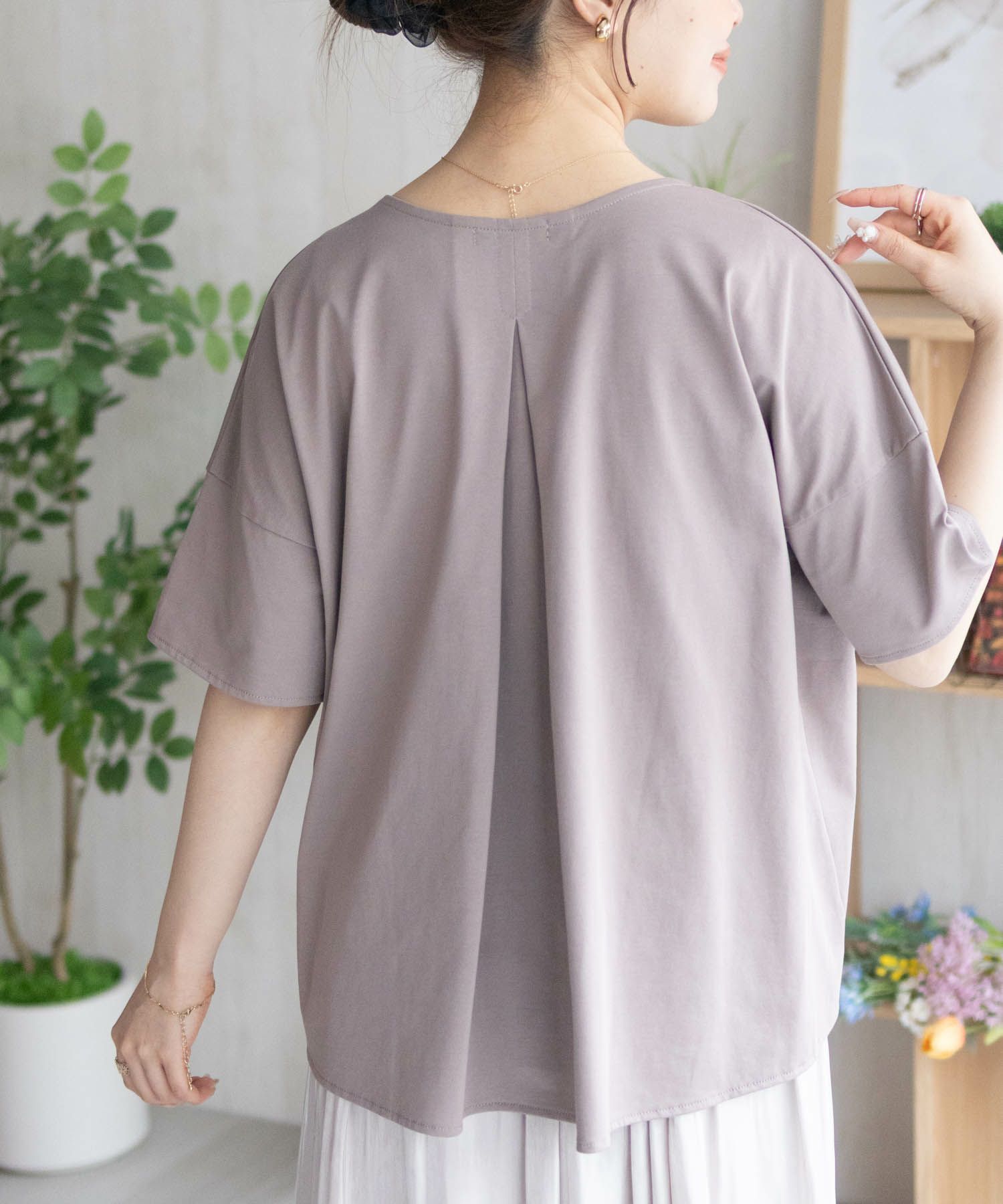 nAvy SARARI  切替ワイドプルオーバー レディース商品画像-15