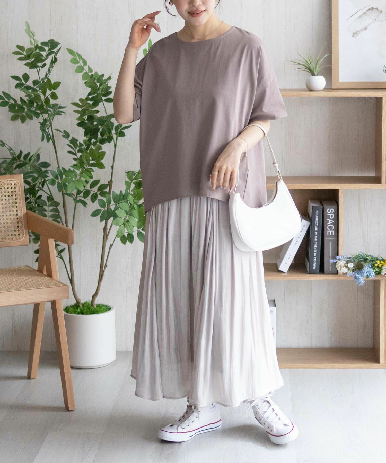 nAvy SARARI  切替ワイドプルオーバー レディース商品画像-17