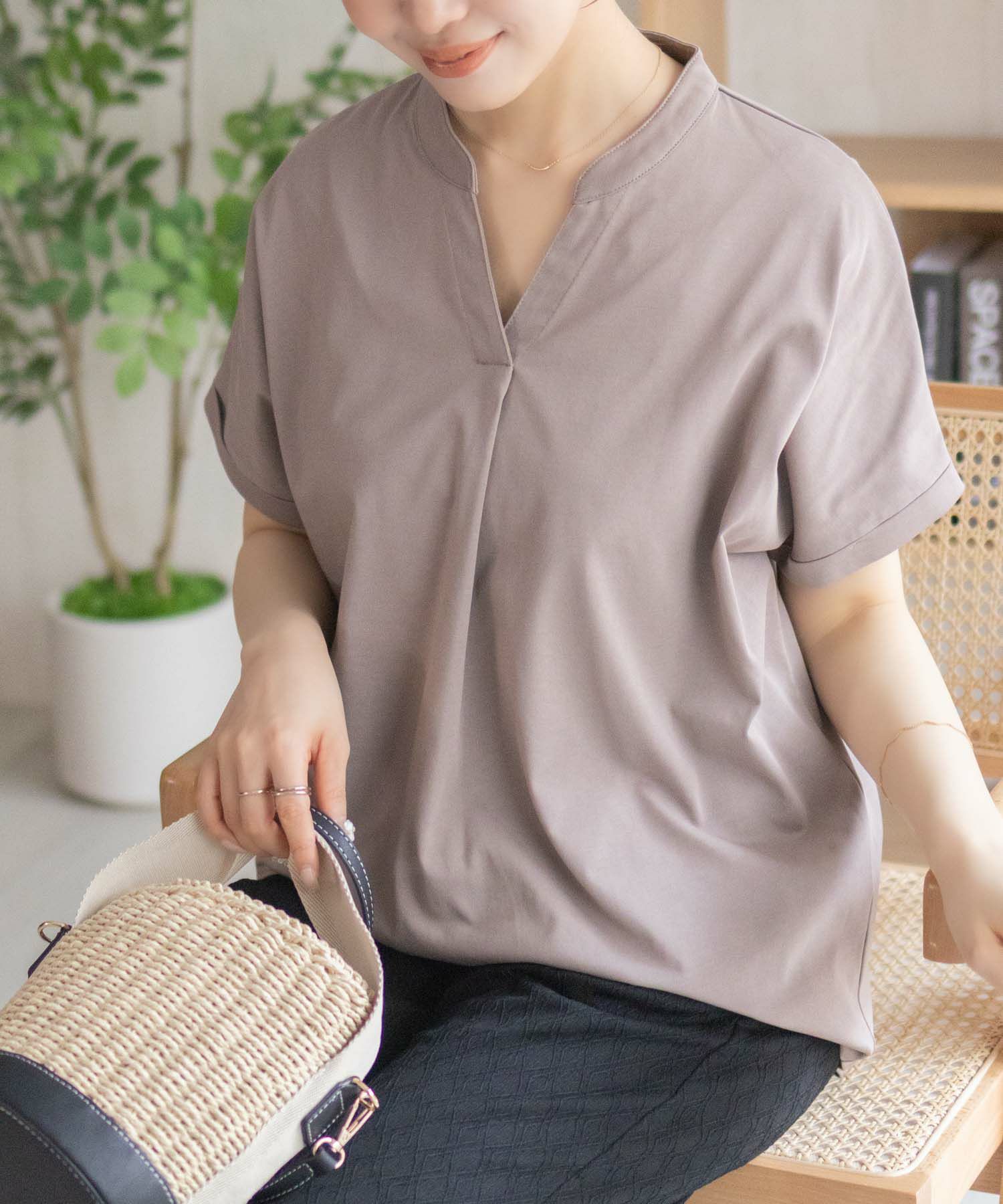 nAvy SARARI  スキッパープルオーバー レディース商品画像-5