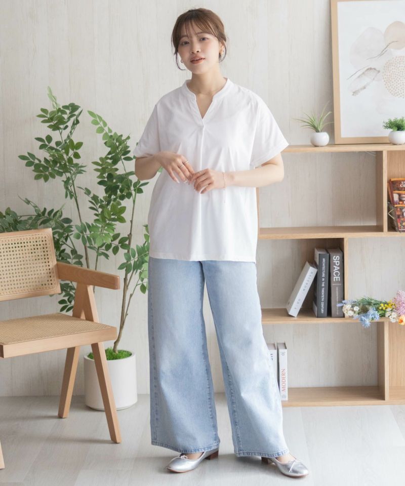 nAvy SARARI スキッパープルオーバー レディース