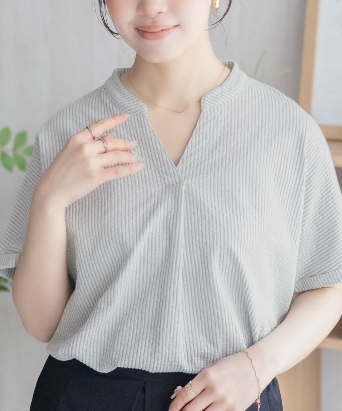 nAvy バンドスキッパー レディース