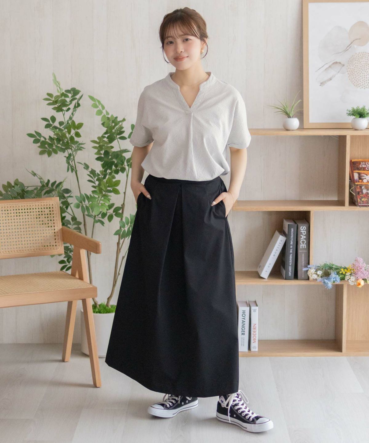 nAvy バンドスキッパー レディース