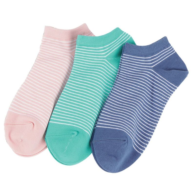 NAVY  アンクルソックス 細ボーダー レディース商品画像-8