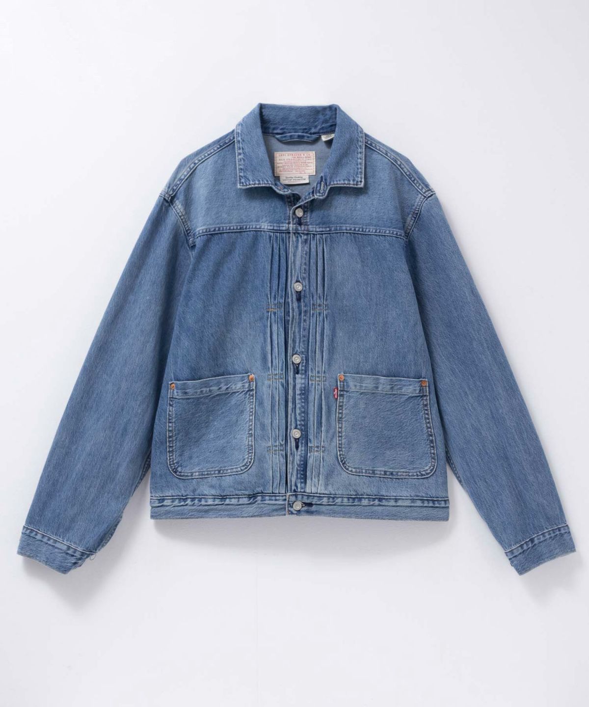 Levi's ヴィンテージ プリーツ トラッカージャケット メンズ