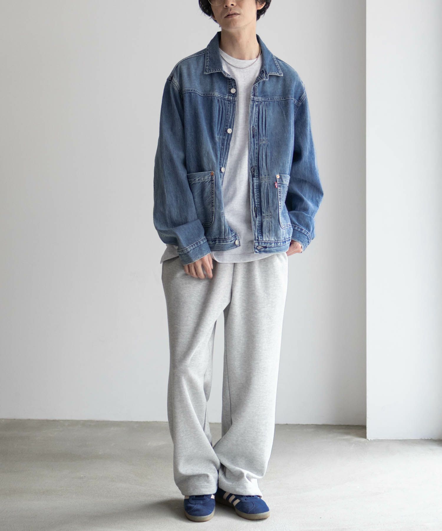 Levi's ヴィンテージ プリーツ トラッカージャケット メンズ