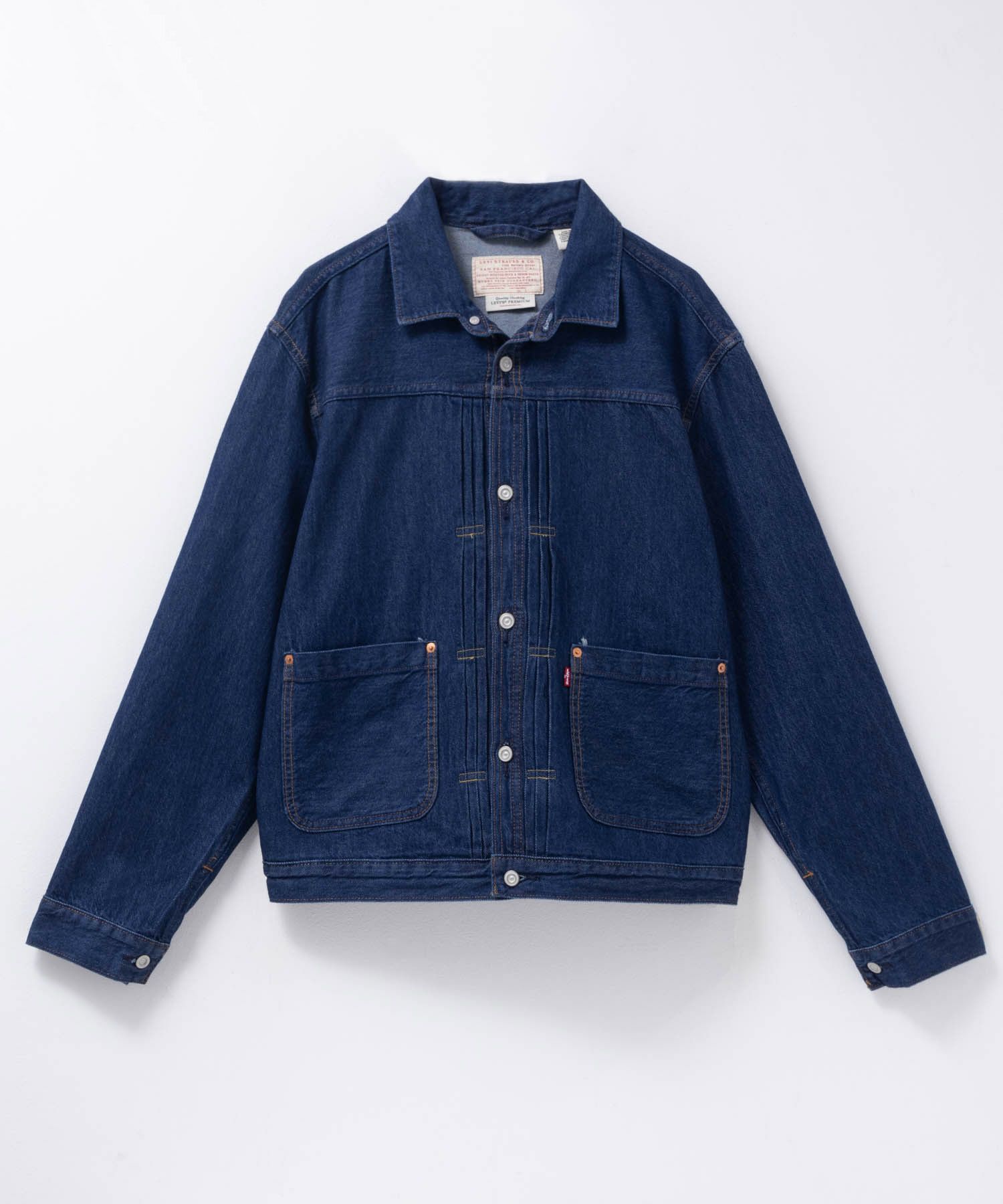 Levi's ヴィンテージ プリーツ トラッカージャケット メンズ