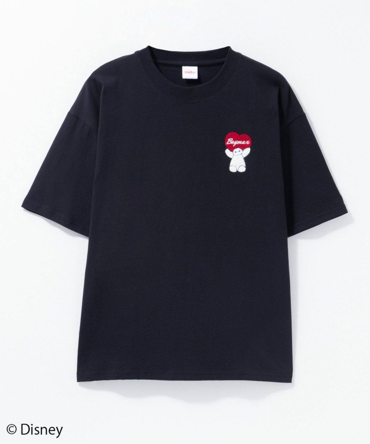 【WEB限定】Disney ベイマックス / ワンポイントプリントTシャツ メンズ ネコポス 対応商品