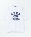 NAVY カレッジスウェットTシャツ メンズ ネコポス 対応商品