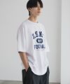 NAVY  カレッジスウェットTシャツ メンズ メール便 対応商品商品サムネイル-6