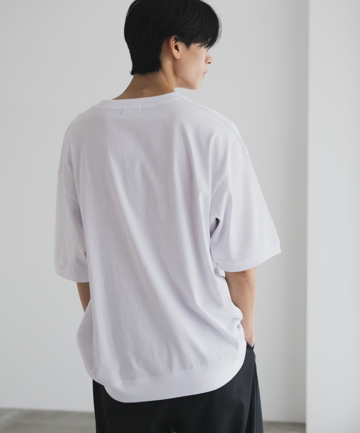 NAVY  カレッジスウェットTシャツ メンズ メール便 対応商品商品画像-9