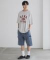 NAVY  カレッジスウェットTシャツ メンズ メール便 対応商品商品サムネイル-14