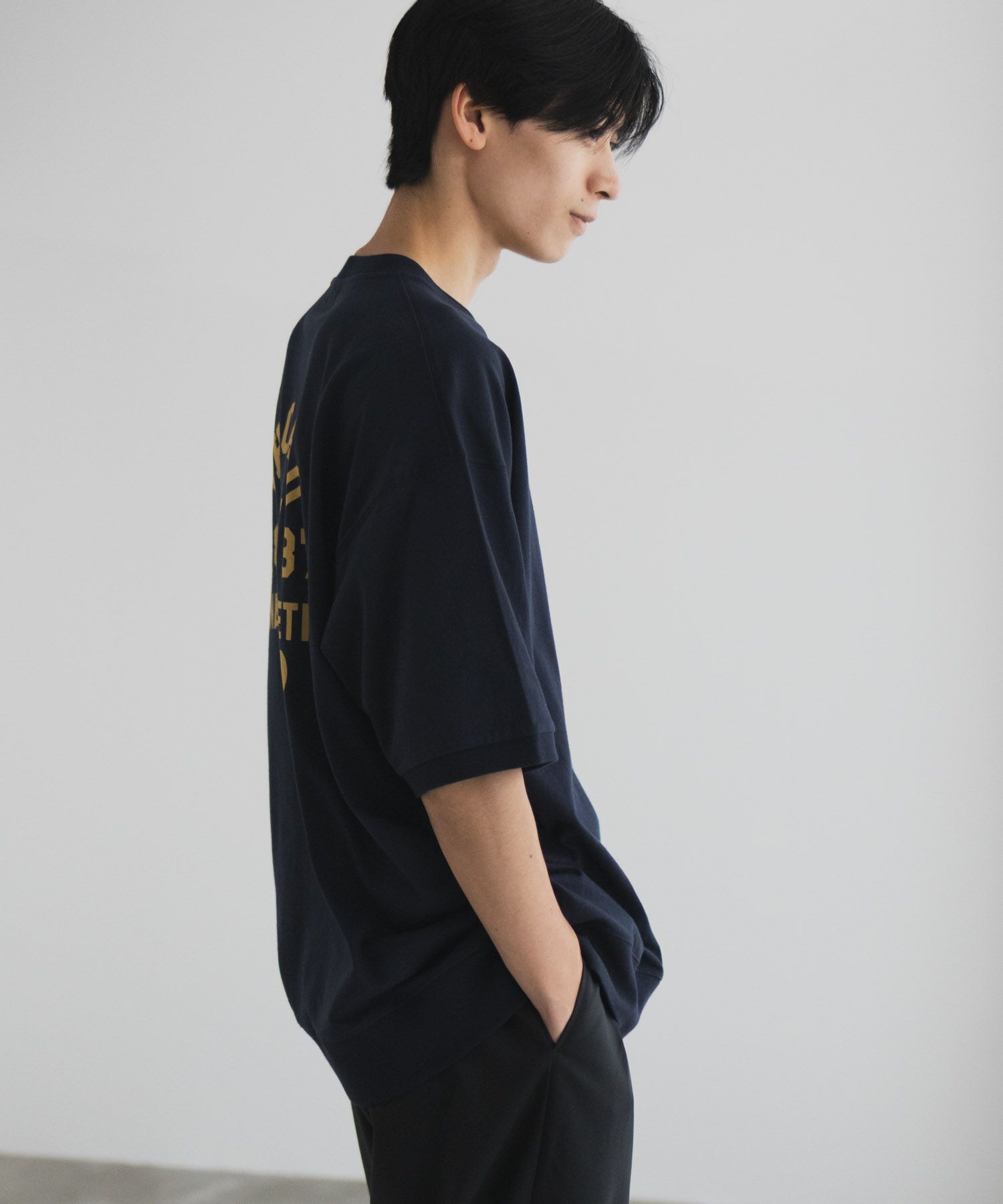 NAVY  カレッジスウェットTシャツ メンズ メール便 対応商品商品サムネイル-20