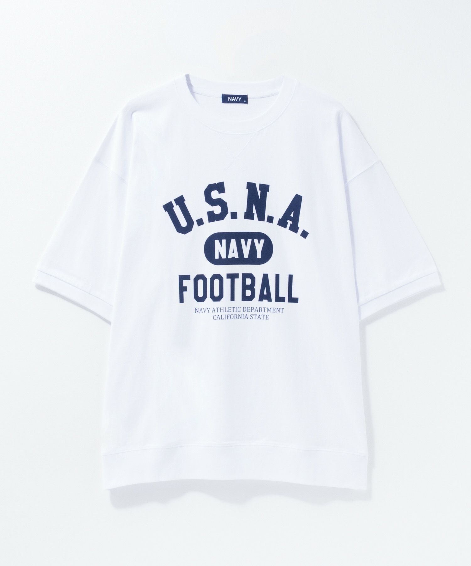 NAVY  カレッジスウェットTシャツ メンズ メール便 対応商品商品画像-23